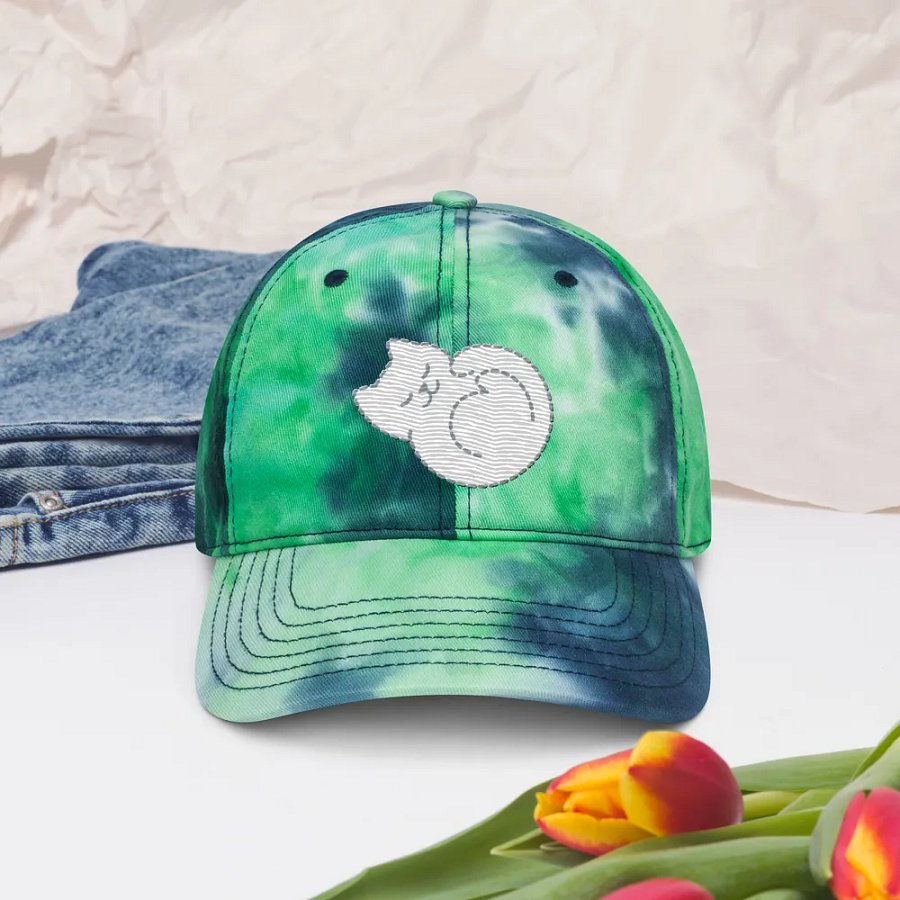 KITTY goes HERE! • tie-dye dad hat by Sportsman product image (3)