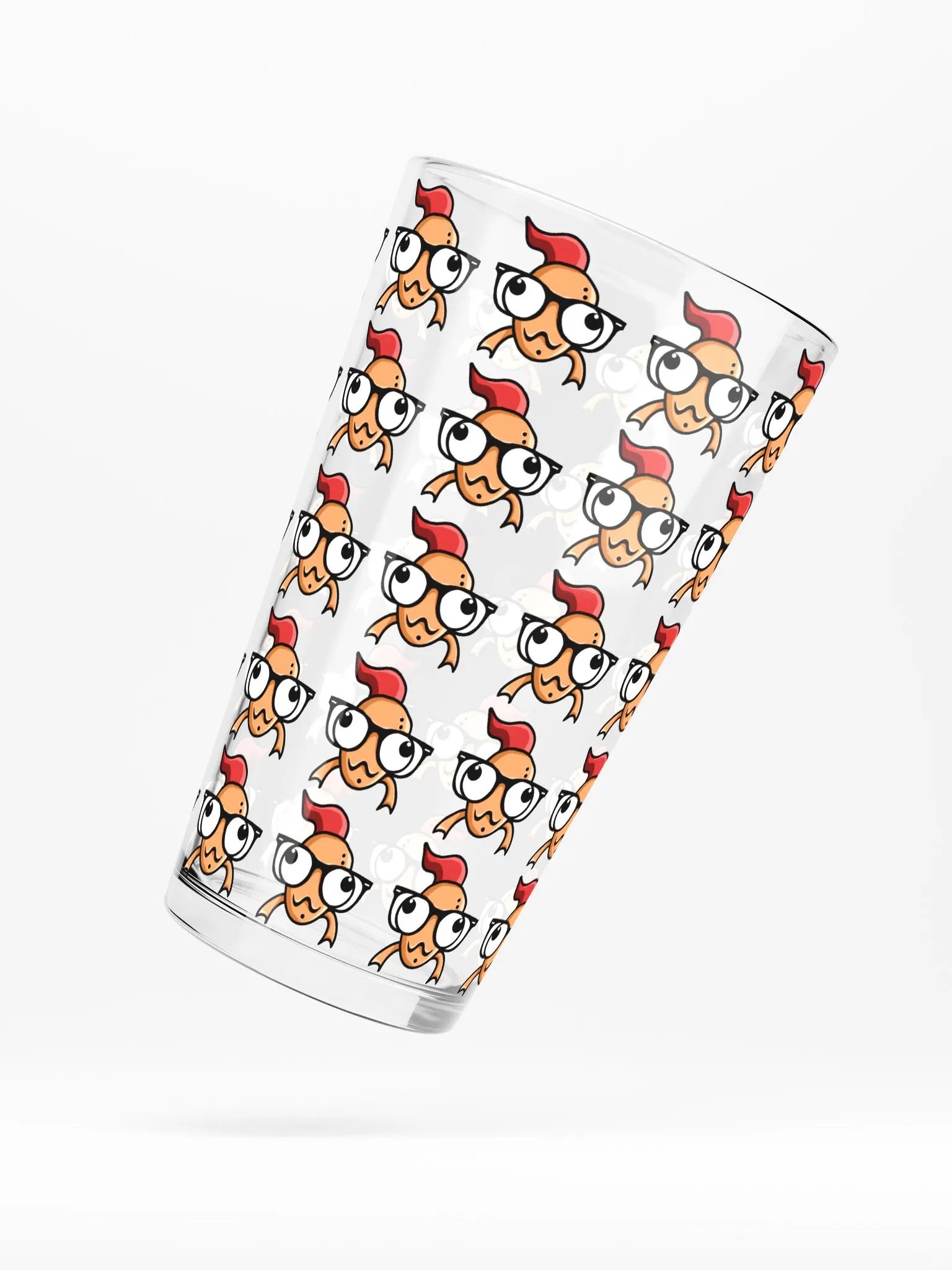 FEESH Logo Pint Glass [allover] product image (5)