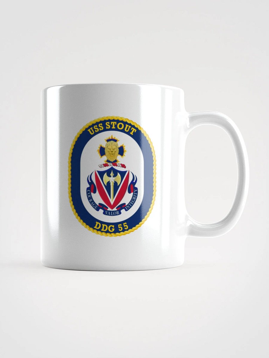 USS Stout DDG 55: White Coffee Cup product image (1)