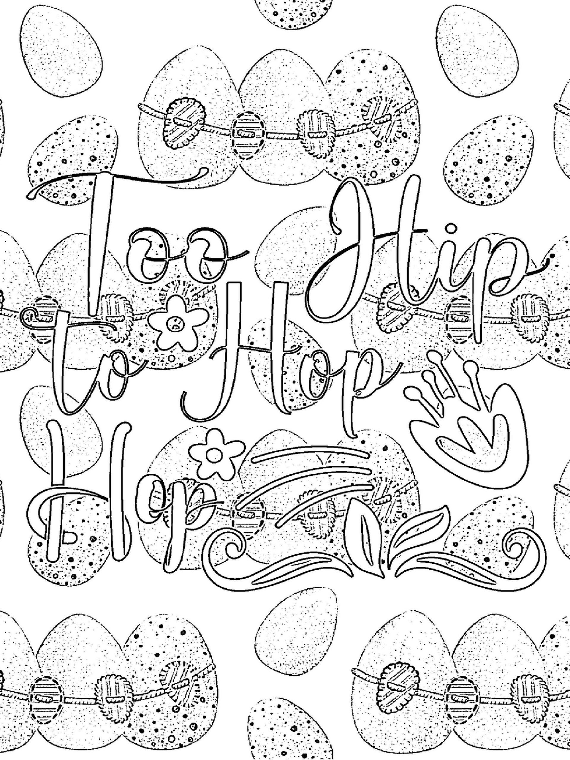 Easter Quotes Coloring Pages for Adults-60 Quotes product image (7)