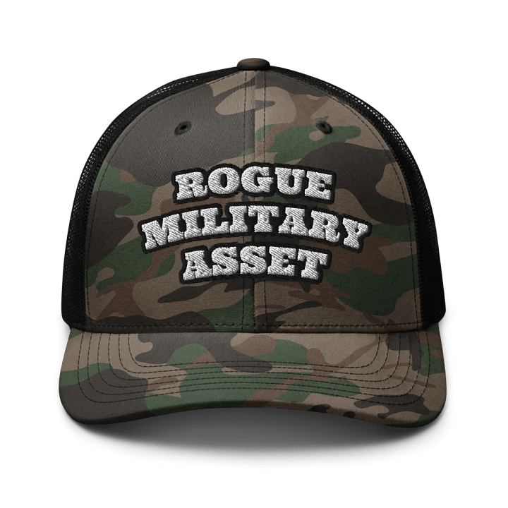 Rogue Military Asset Camo Trucker Hat product image (1)