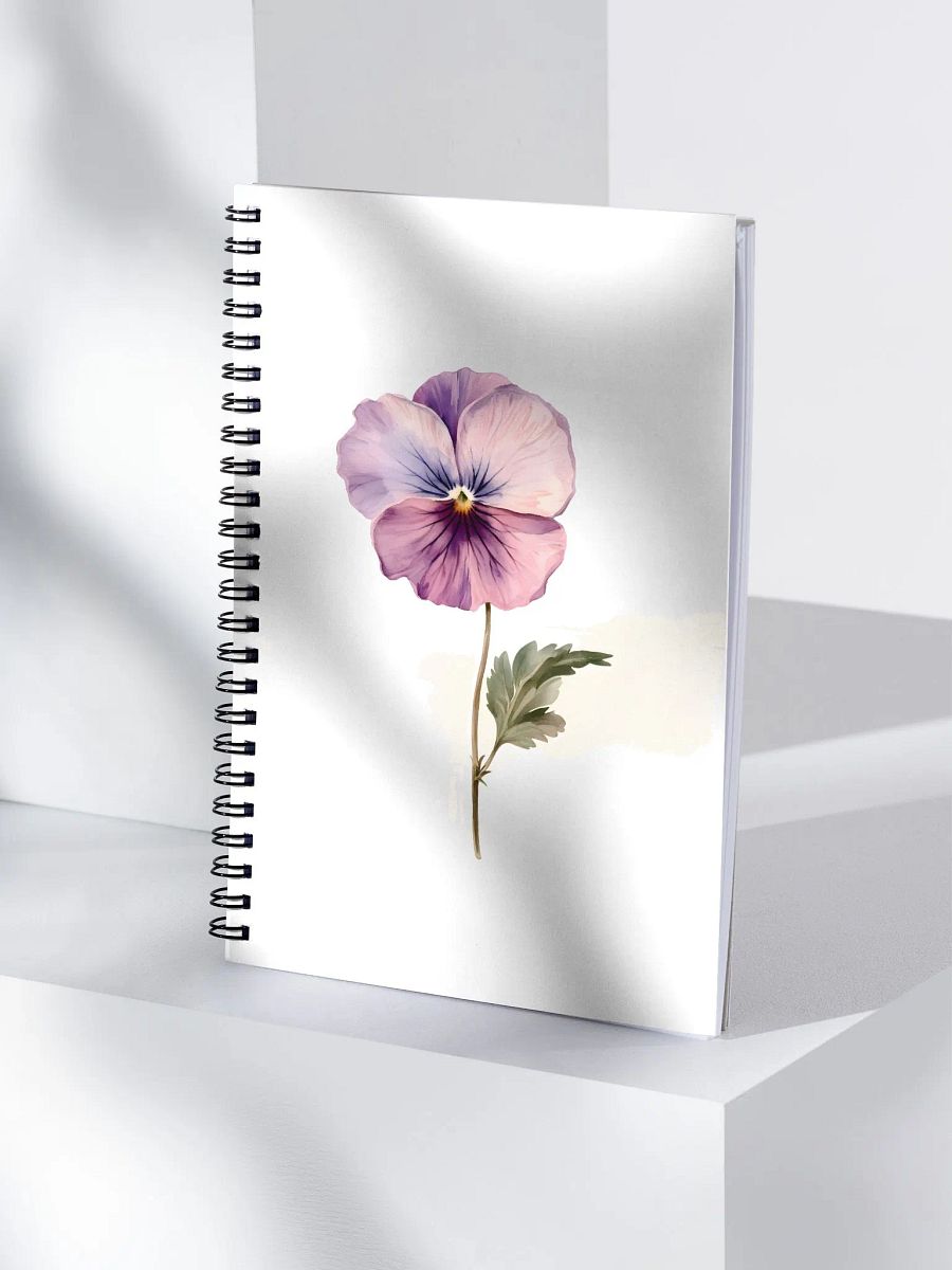 Pansy Spiral Notebook product image (4)