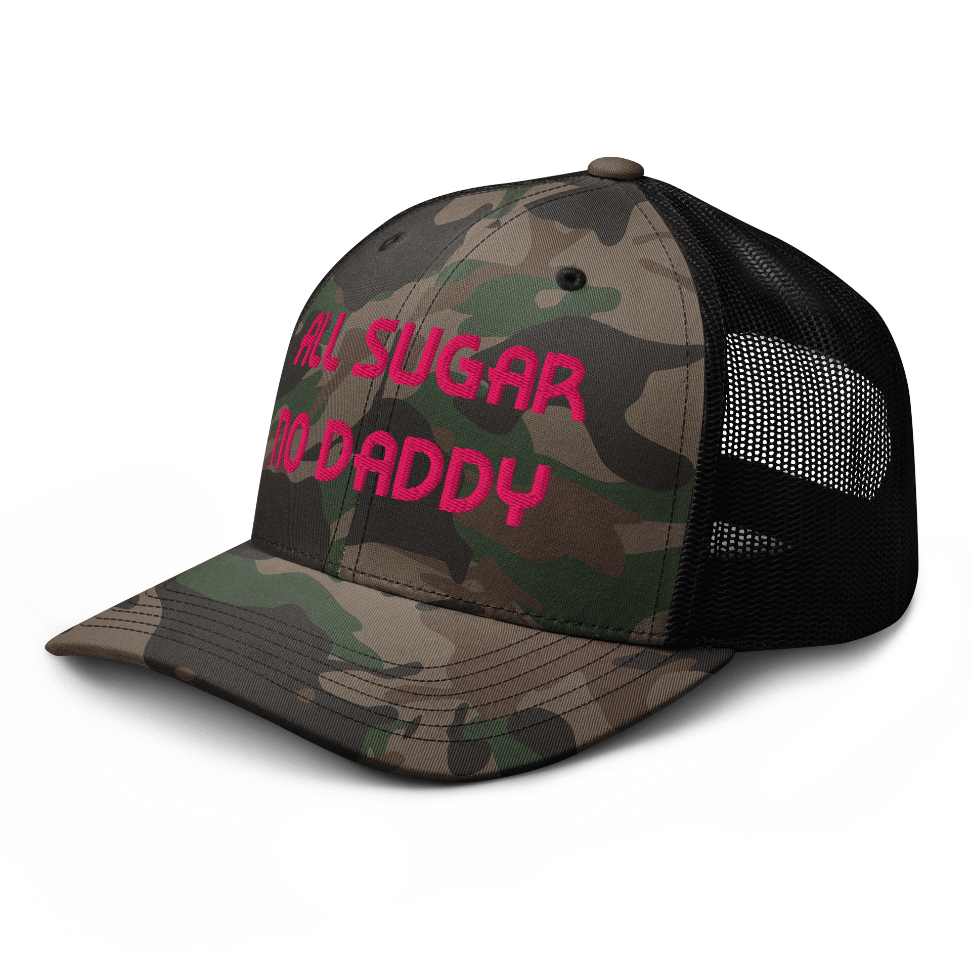 ALL SUGAR Camo Trucker Hat product image (6)