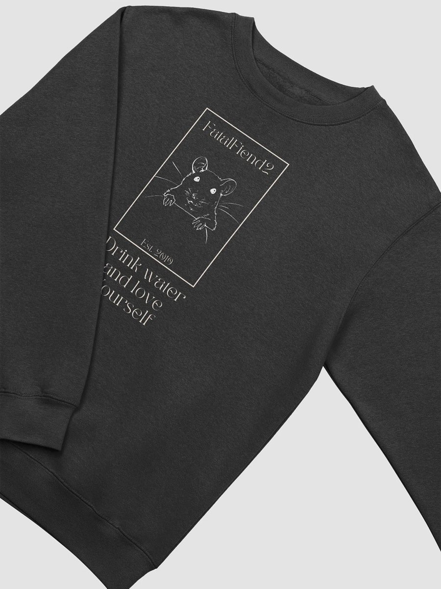 Drink water and love yourself - Crew Neck Sweatshirt product image (3)