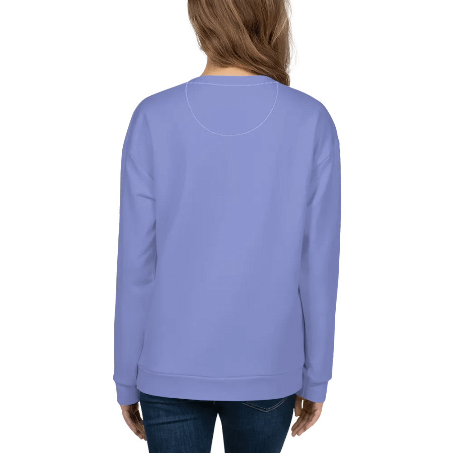 Plain Light Purple True Summer Unisex Recycled Polyester Heavyweight Premium Sweatshirt by Treasure Pie product image (8)