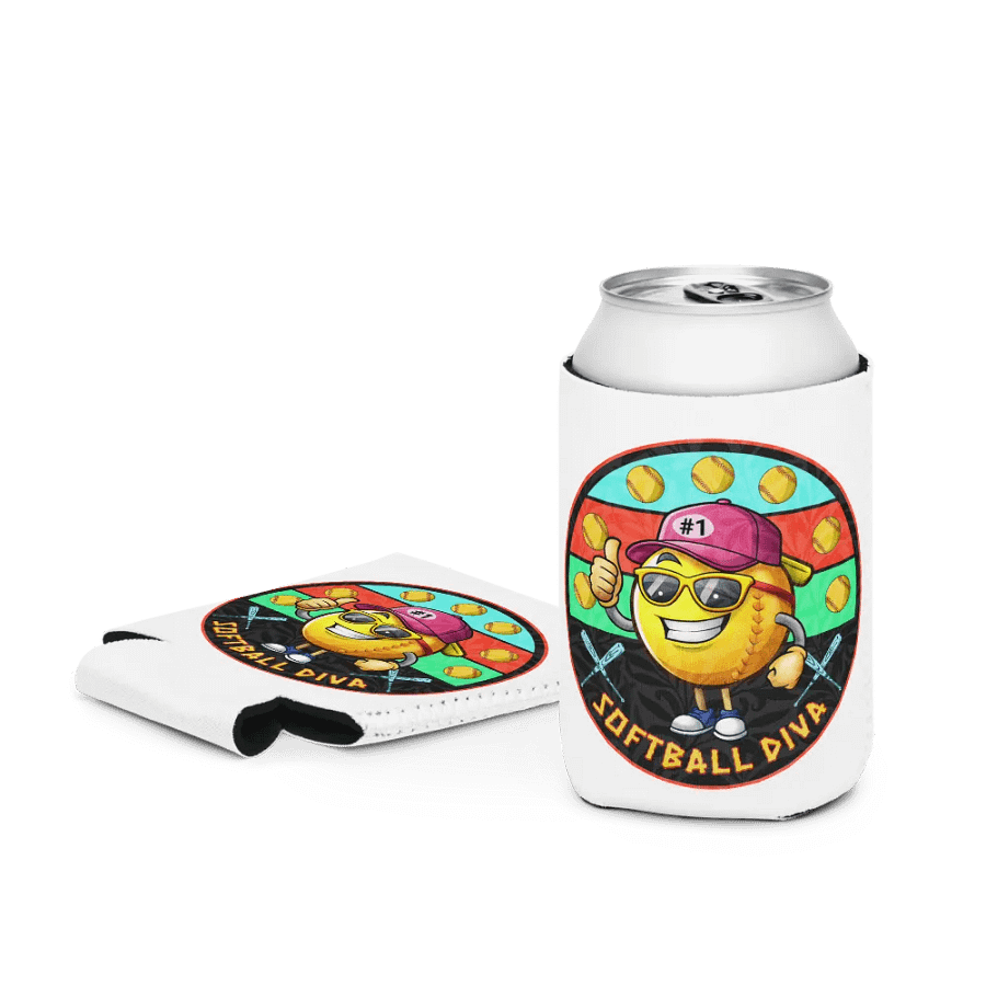 Softball Diva Can Cooler product image (3)