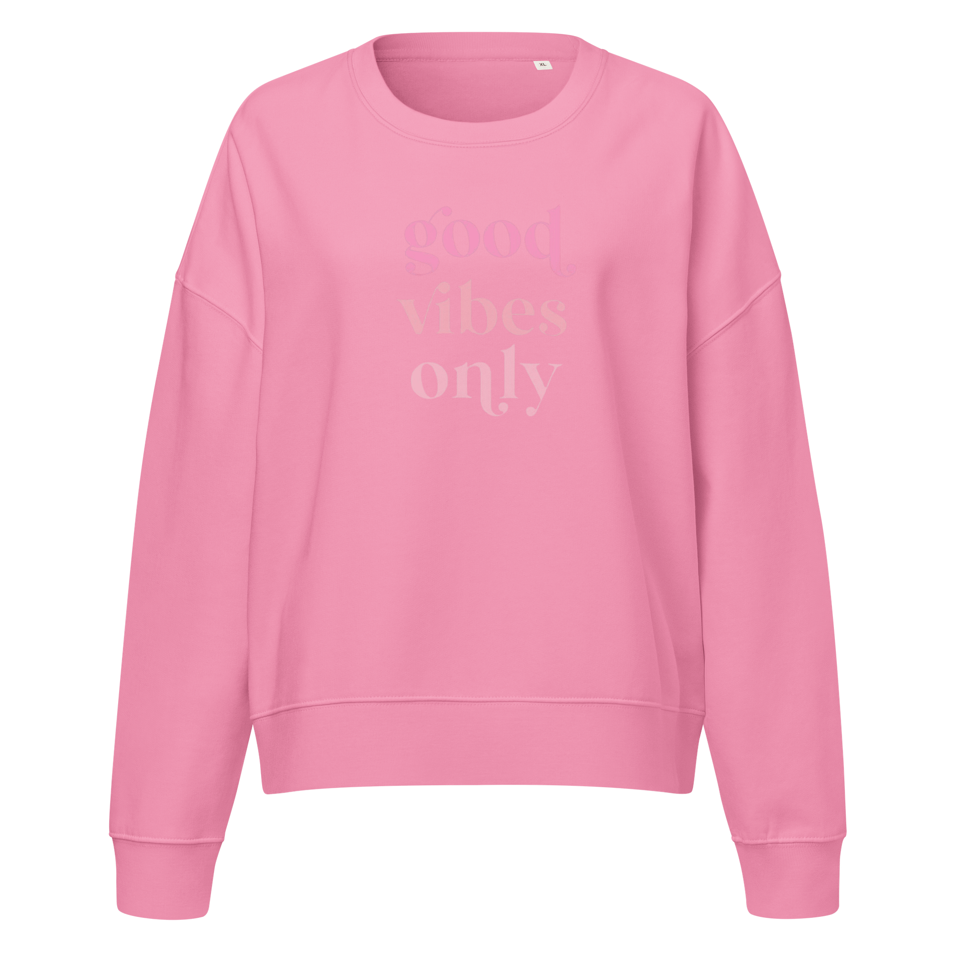 Good Vibes Only Organic Crewneck Sweatshirt product image (1)