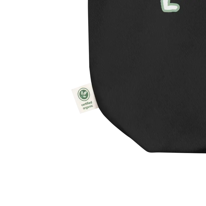 *not* mentally linear (lined design, #96B697) tote bag product image (2)