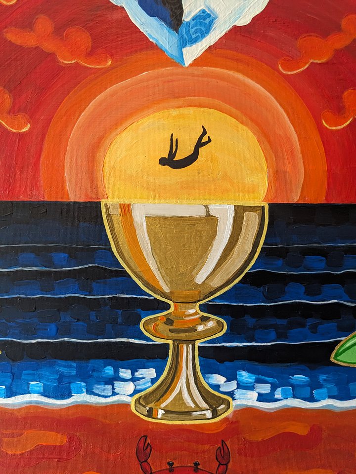 'The Metaphysician's Fall' Painting product image (2)