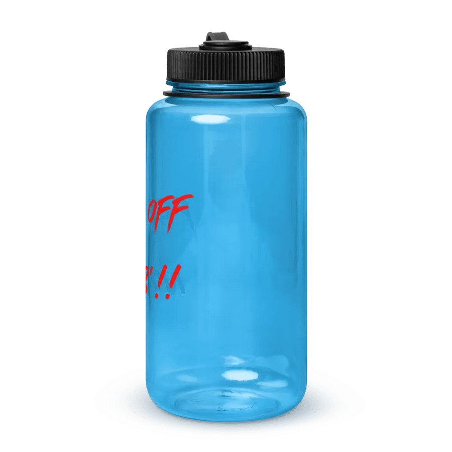 Bold Red 'FRAG OFF NOOB'!! Water Bottle product image (8)