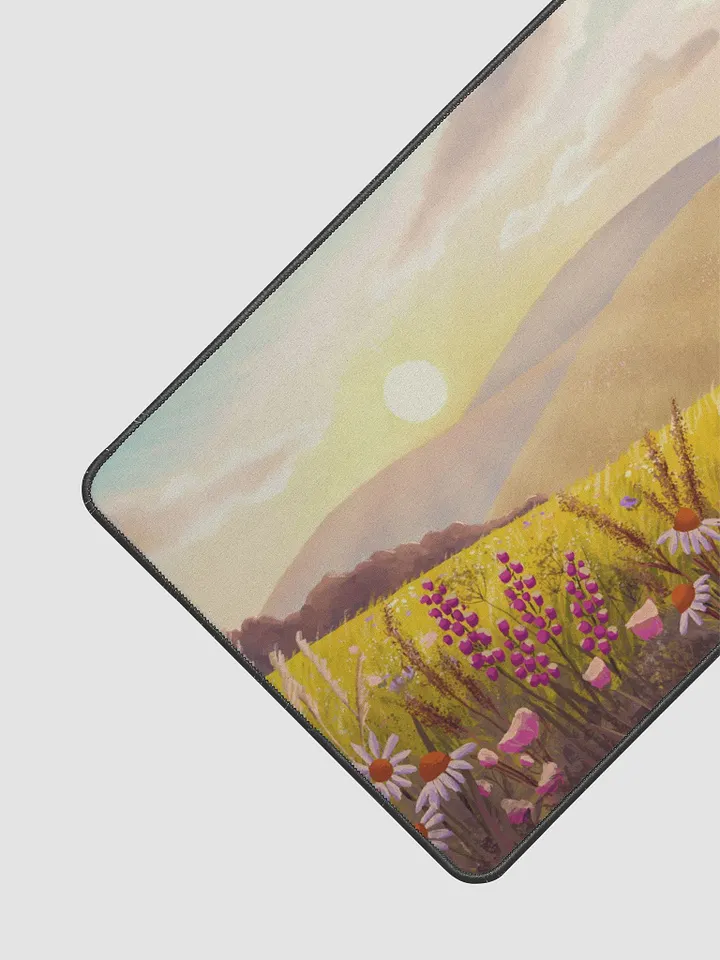 Joyful Meadows at Golden Hour Desk Mat product image (2)