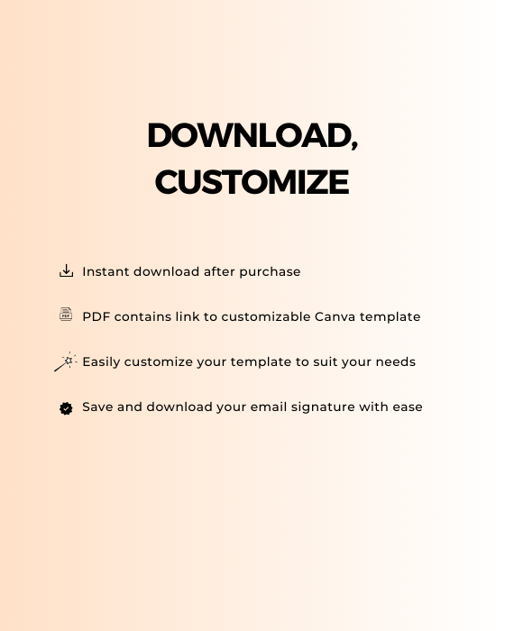 Minimal Elegant Modern Email Signature product image (2)