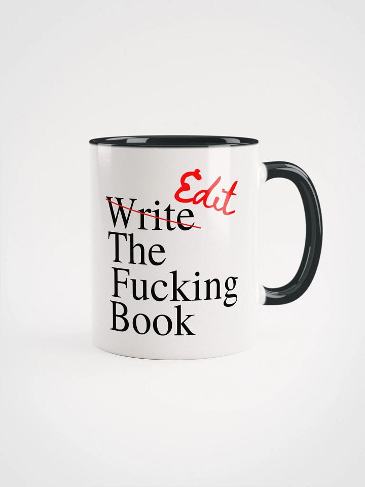 Edit the Fucking Book Color Ceramic Mug product image (1)