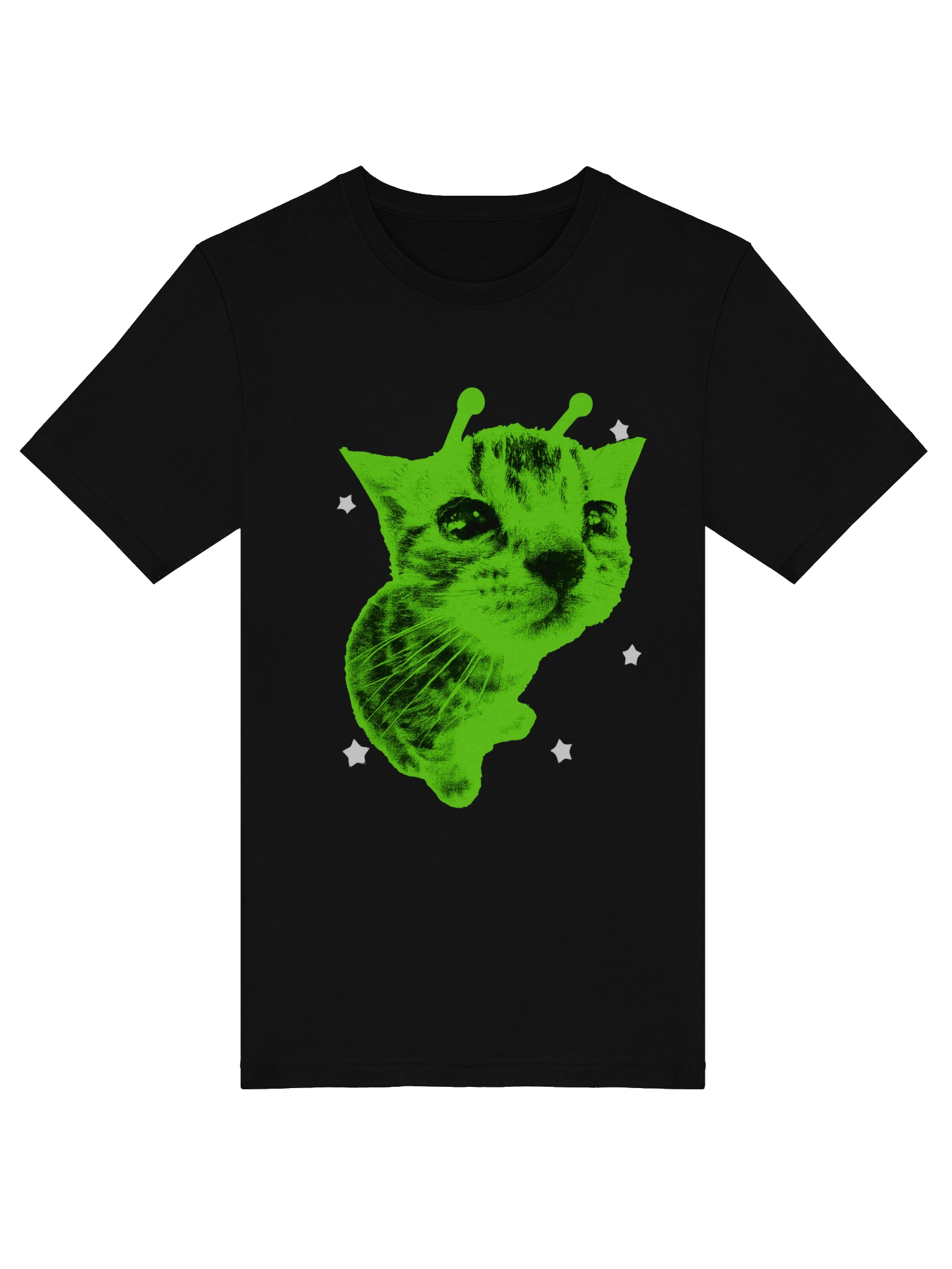 Funny Alien Cat T-Shirt | Y2K Aesthetic Retro Meme Tee product image (5)