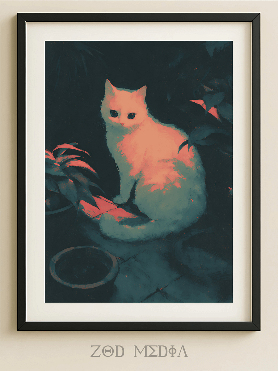 Ethereal Gaze - Nocturnal Garden Whispers product image (1)