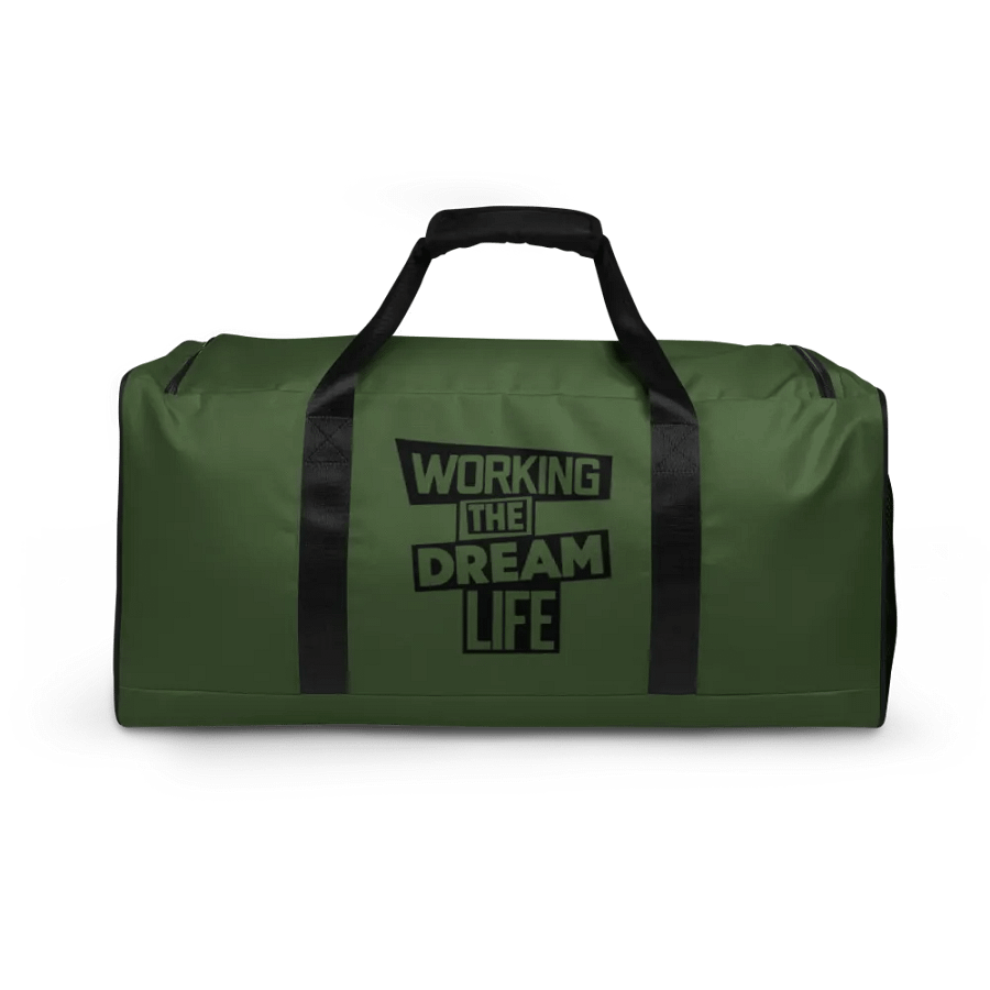 Green All-Over Print Duffle Bag – Working The Dream Life | Premium Travel & Work Lifestyle Statement product image (9)