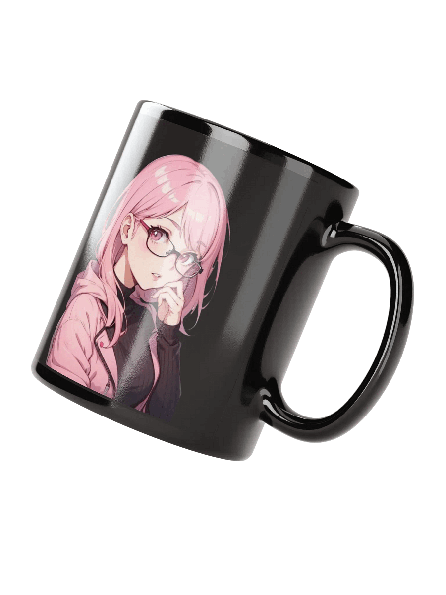(PINK WAIFU) K Black Mug product image (2)