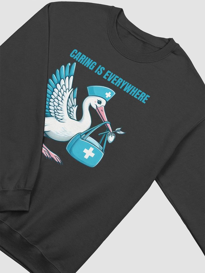 Caring Stork Nurse Crewneck product image (22)