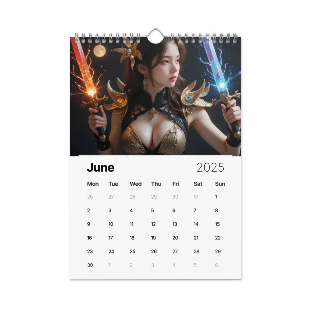 Fantasy Wall Calendar 2025 product image (9)