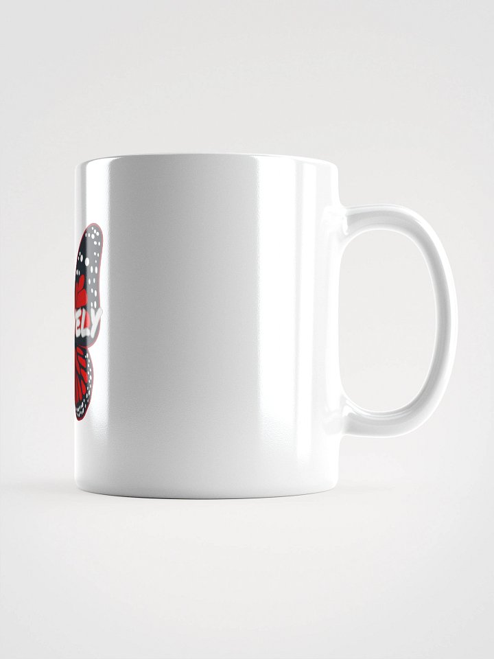 Be Lovely Butterfly White Glossy Mug product image (2)