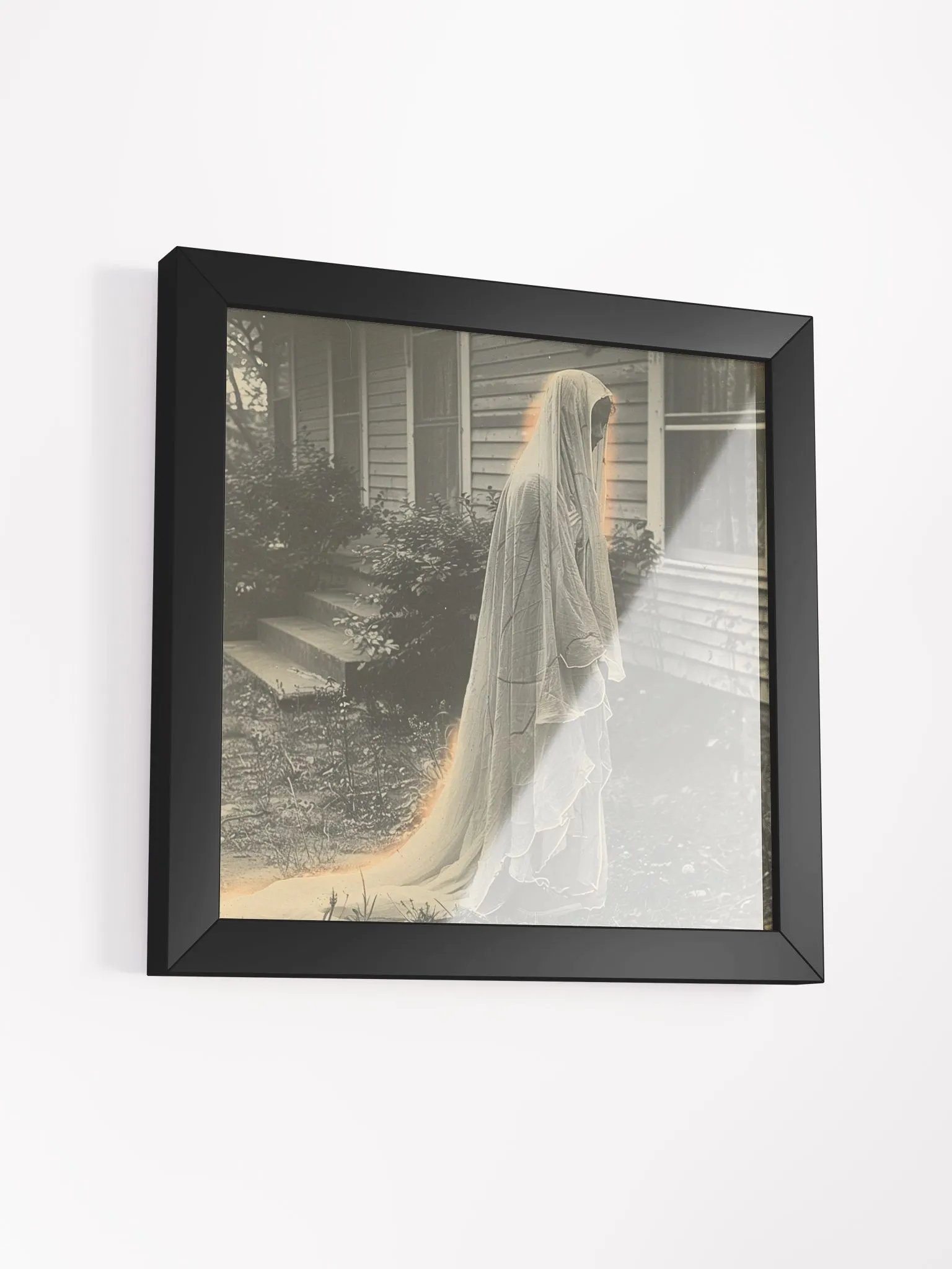 Glowing Vintage Ghost Photography Framed Wall Art product image (20)