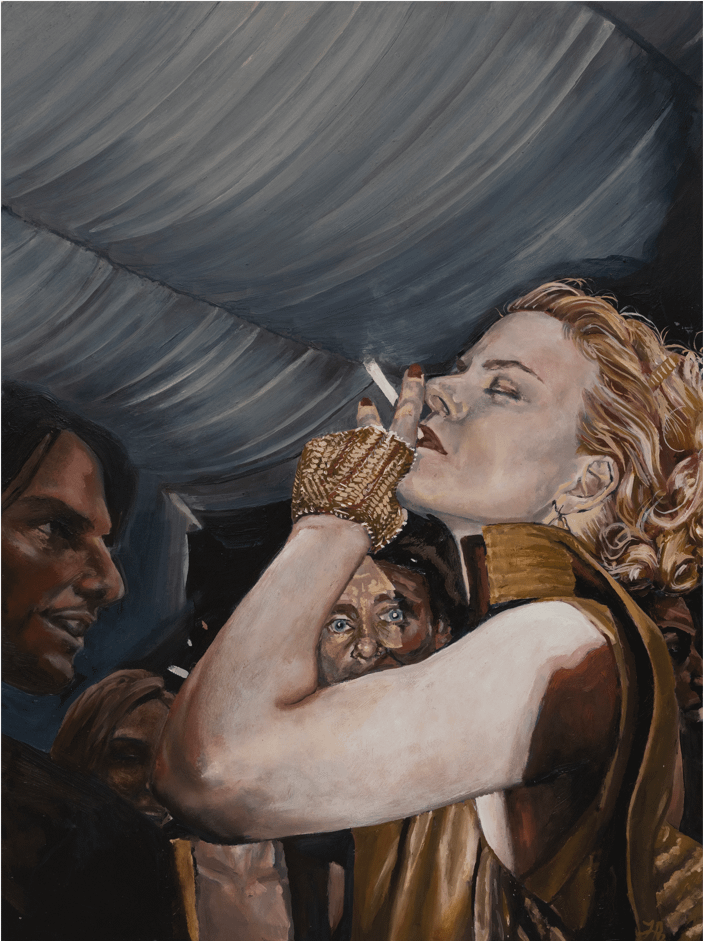 Not Now Tom - Original Oil Painting product image (1)