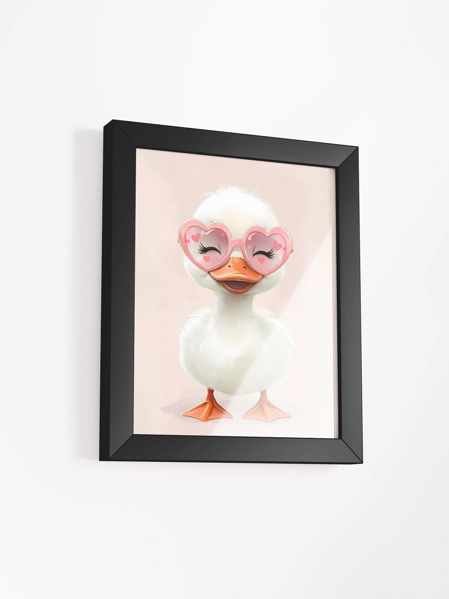 Quirky Duckling in Pink Sunglasses Poster product image (3)