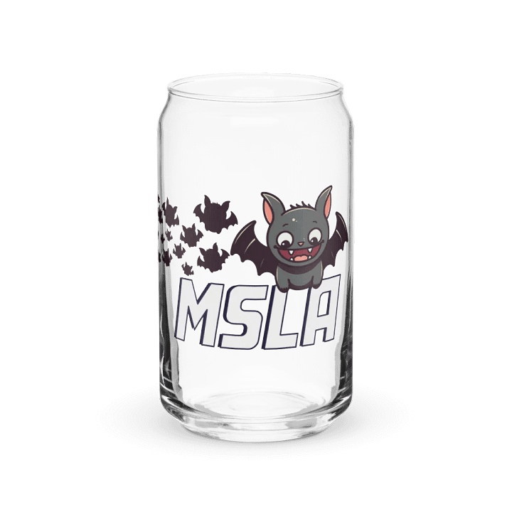 MSLA Halloween Bat - Can Shaped Glass product image (1)