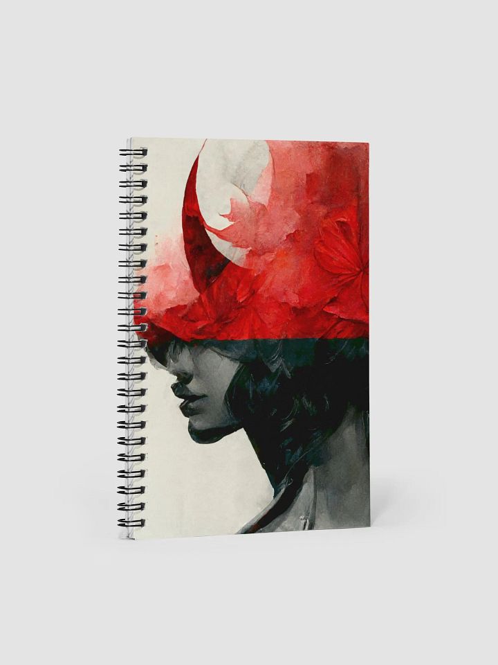 Crimson Dreams Spiral Notebook product image (1)