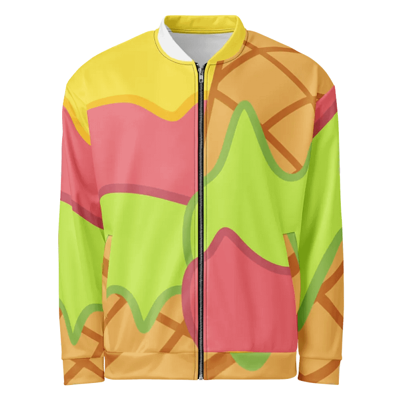 Ice Cream Bomber Jacket - Go Fudge Yourself