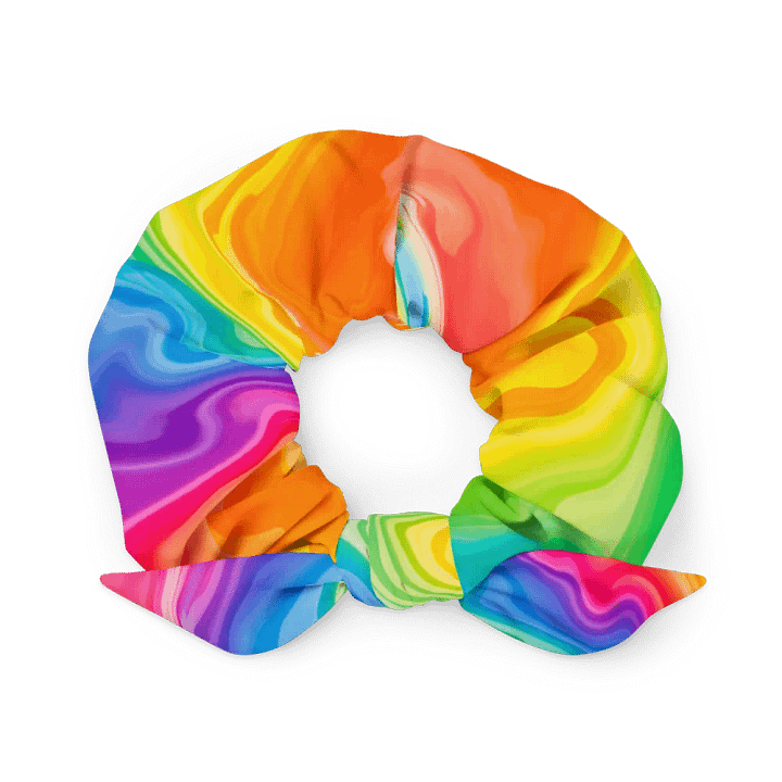 Rainbow Swirl All-Over Scrunchie product image (1)