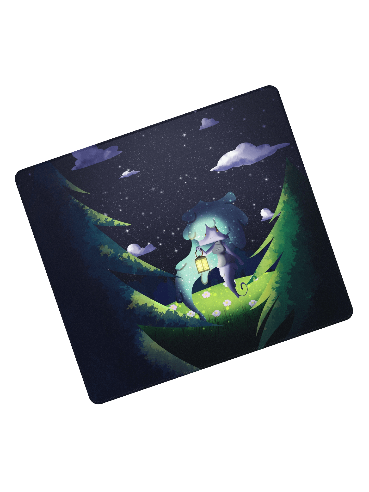 Cute Chibi Ghost Gaming Mouse Pad product image (7)