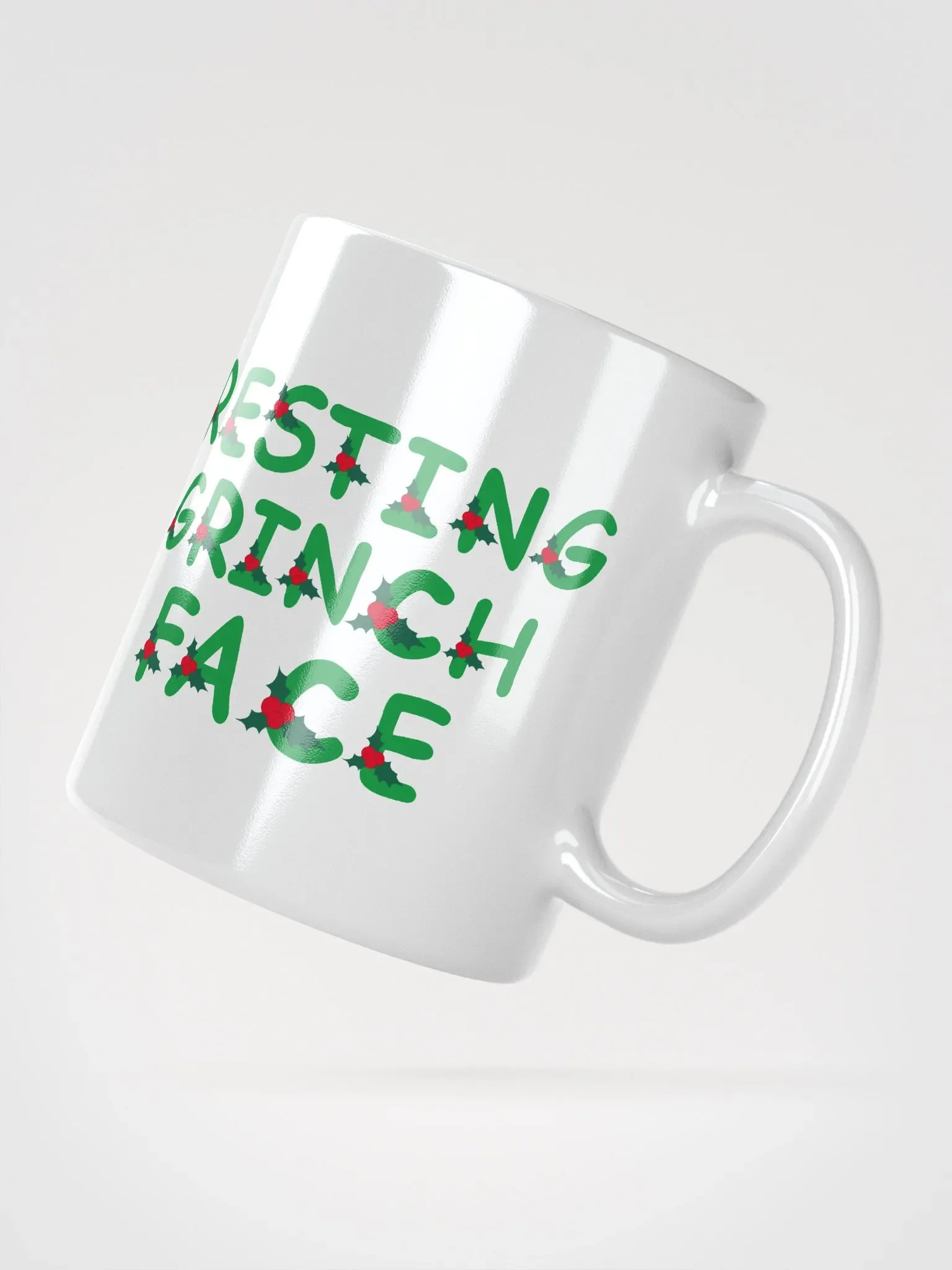 Resting Grinch Face Mug product image (2)