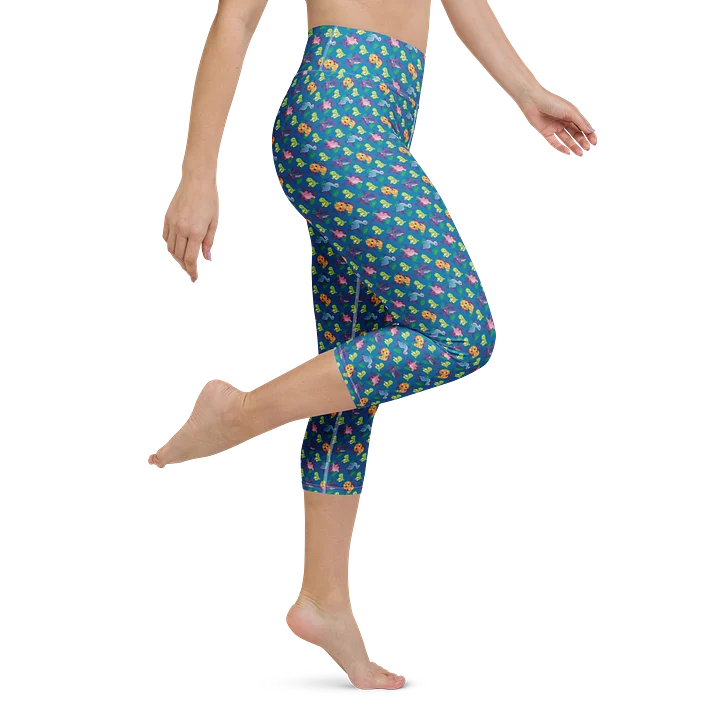 Little Dino Yoga Capri Leggings product image (1)