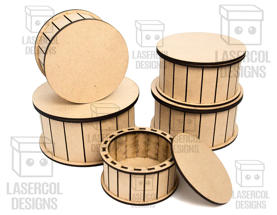 Boxes Set 7 (5 sizes) - Laser Cut Files product image (2)