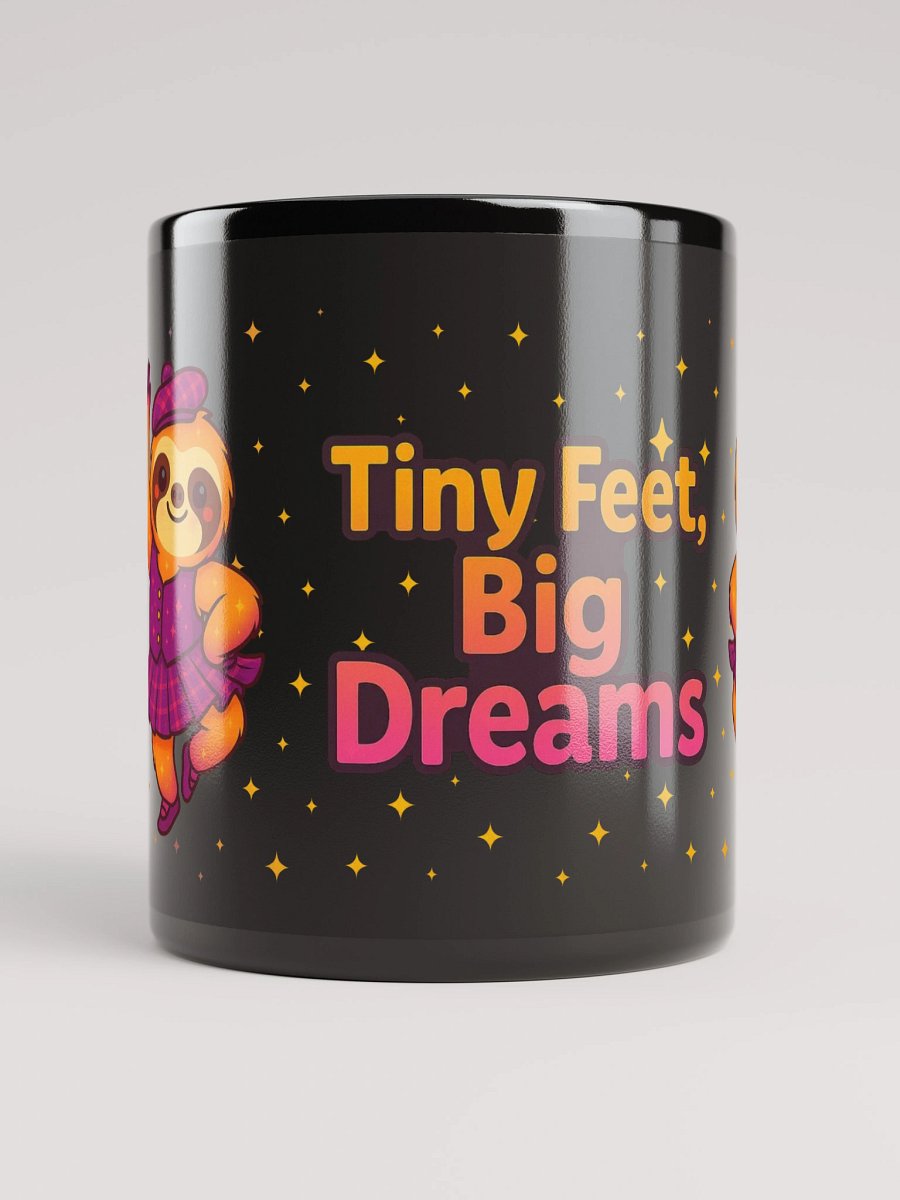 Tiny Feet Big Dreams Sloth Mug – Highland Dance Gift for Girls, Cute Scottish Dancer Coffee Cup product image (5)