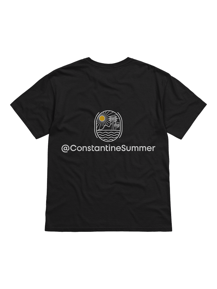 @CONSTANTINESUMMER: TROPICAL SUNSET VIBE T-SHIRT by Comfort Colors (black) product image (2)