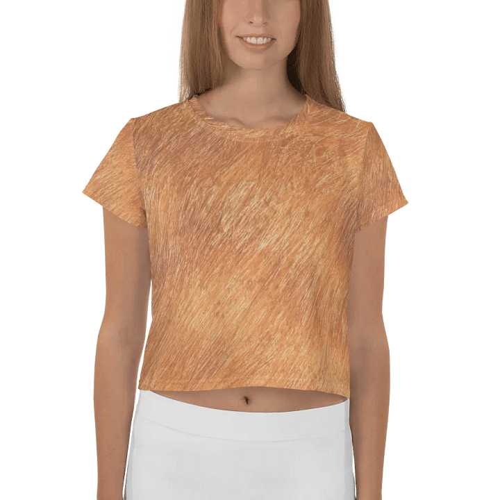 Orange Cat Crop Tee product image (1)