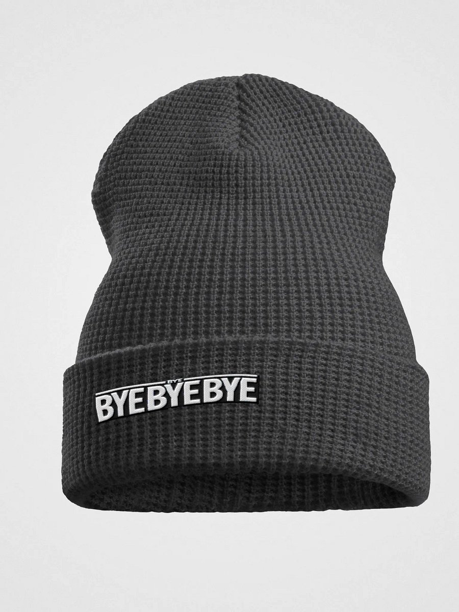 ByeByeBye Waffle Knit Beanie product image (1)