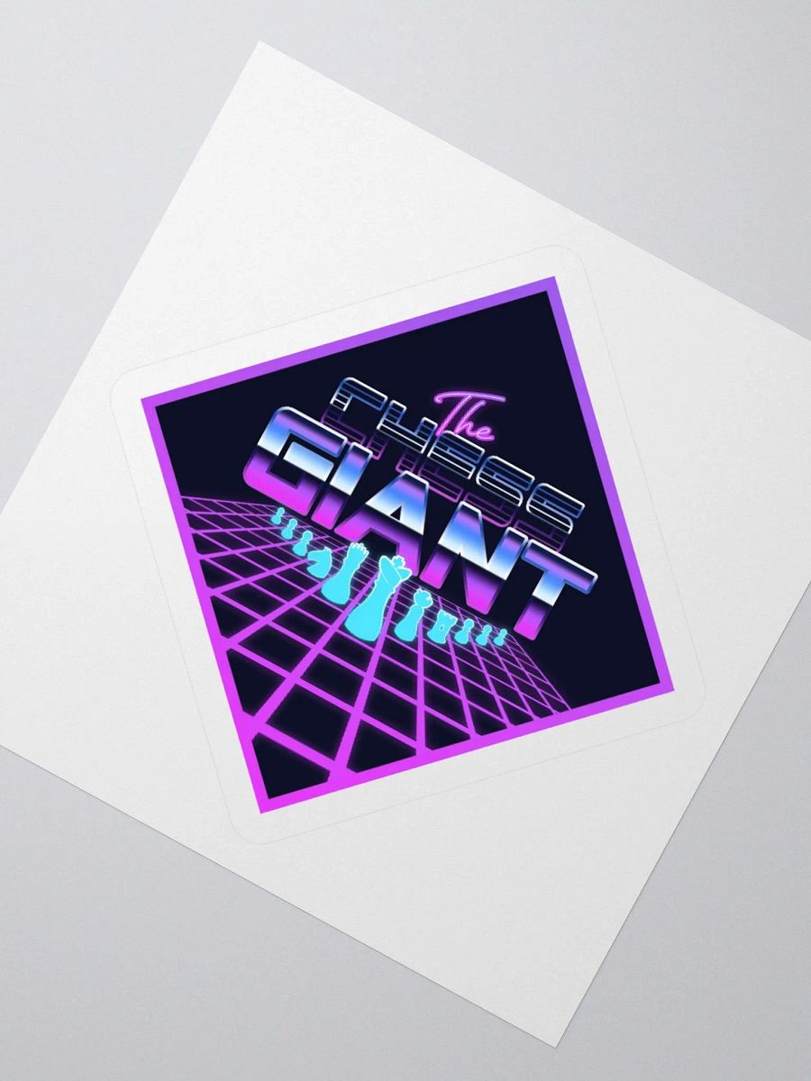 Outrun Chessboard sticker product image (6)