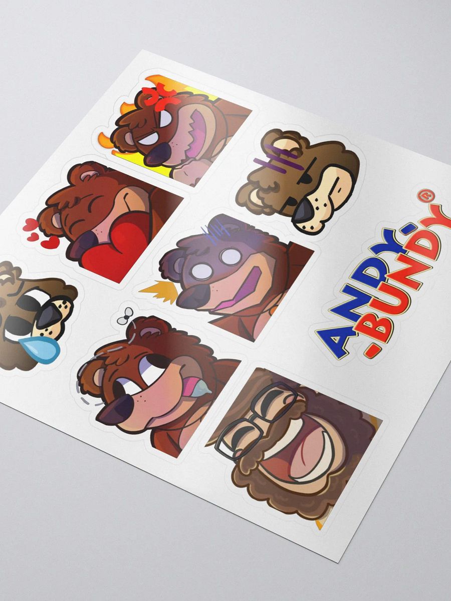 Emote Sticker Sheet product image (3)