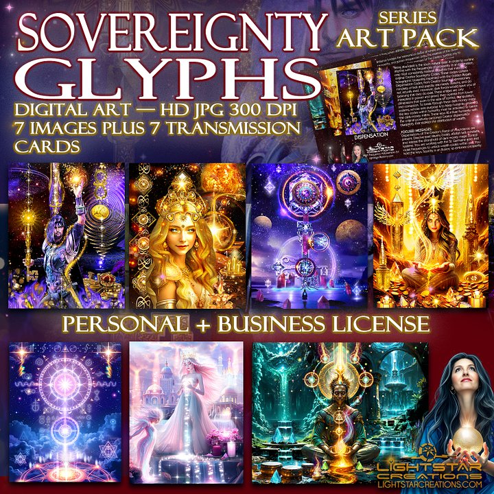 Sovereignty Glyphs Series Pack—Digital Art Bundle (Personal + Business License) product image (2)