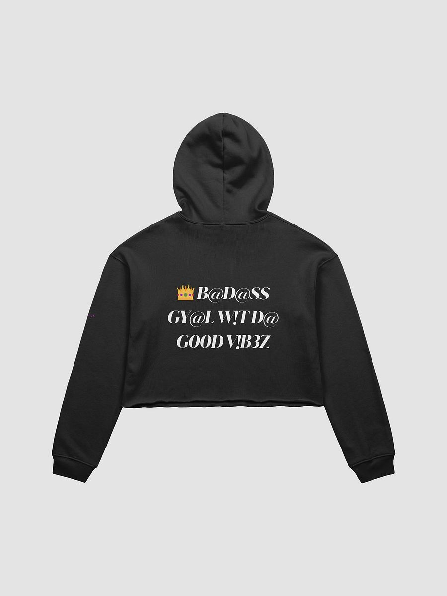 $.T.@.T B@D GY@L V!B3$ Crop Hoodie product image (2)