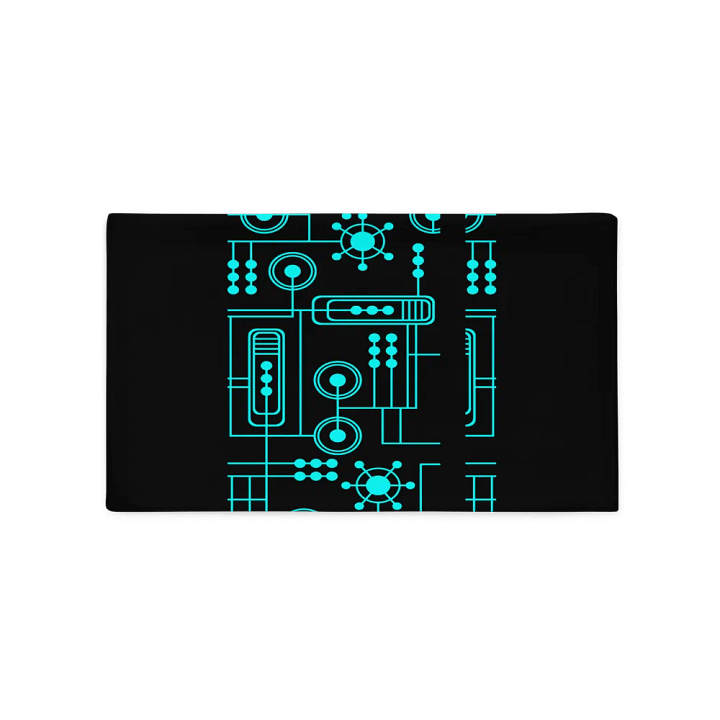 Cybernetic Blue Pillowcase product image (2)