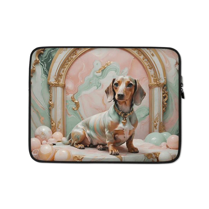 Regal Dachshund Laptop Sleeve product image (1)