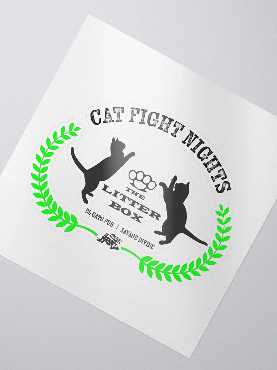 Cat Fight Nights Decal product image (2)