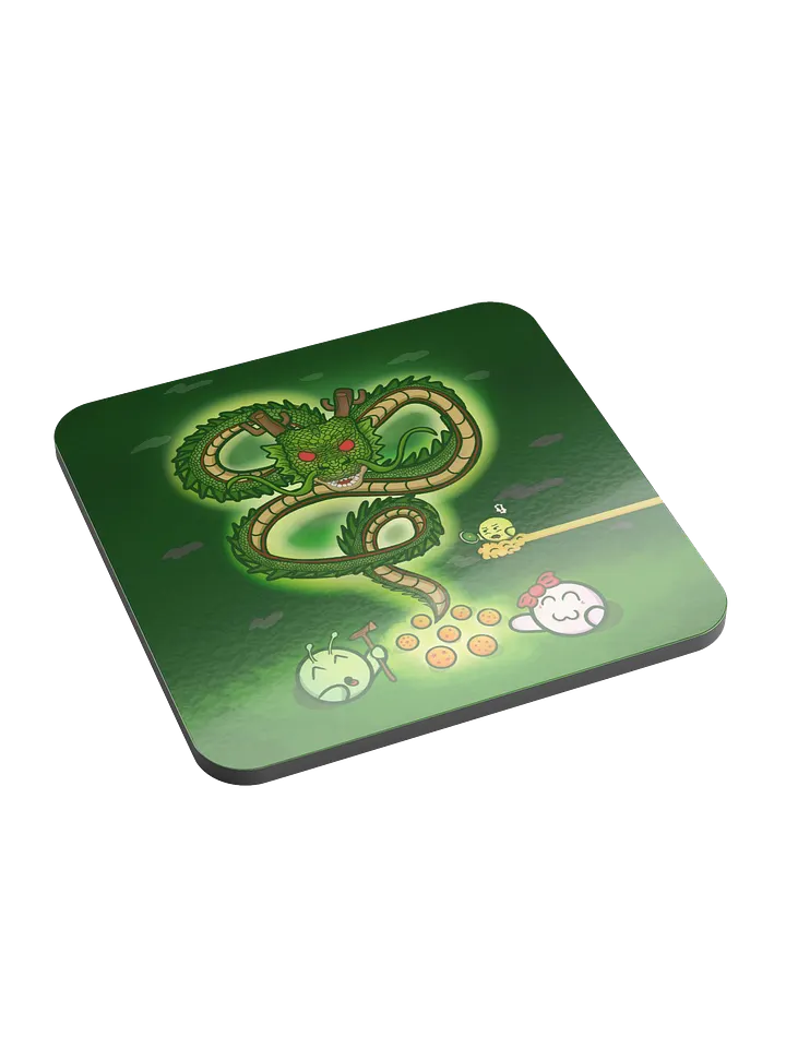 Dango Dragon Year - Glossed Cork Coaster product image (1)