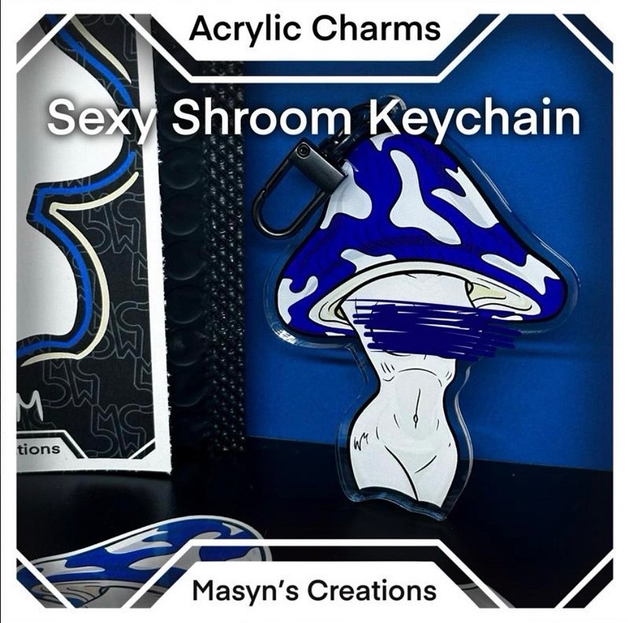 Sexy Shroom Keychain product image (3)