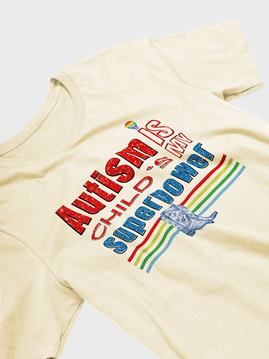 Autism Is My Child’s Superpower, Bella Canvas T-shirt product image (4)