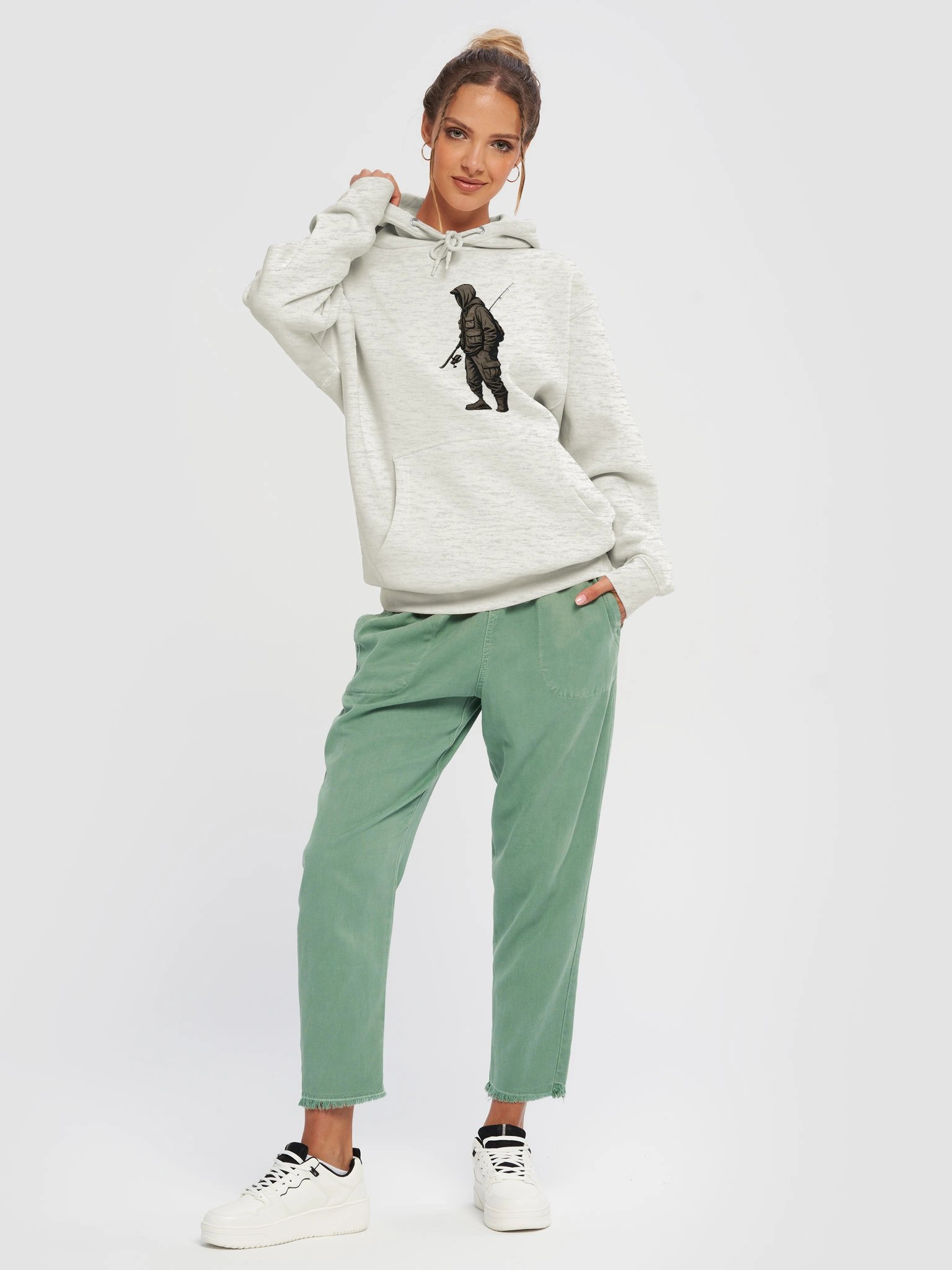 Fishing Silhouette Hoodie – Lane Seven Premium Pullover for Anglers product image (5)